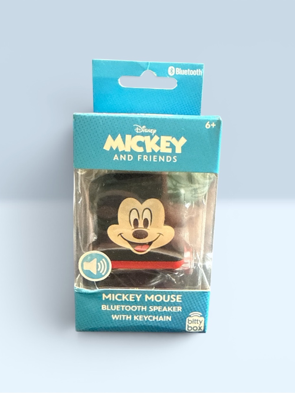 Disney Mickey Mouse Bitty Box Keychain Speaker